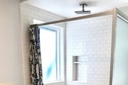Rain shower - large with window - 1348 Manhattan Beach Blvd Apartment Unit B - back