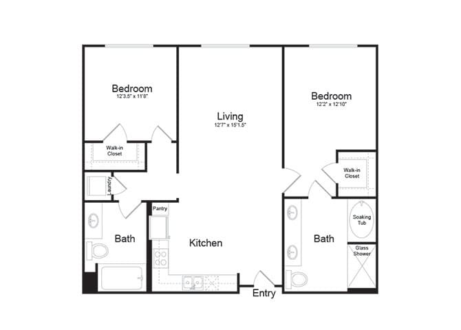 Floor Plan - Studio