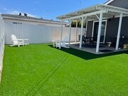 Private back yard w/ artificial turf. Great for entertaining! - 3673 Cherokee Ave Apartments Unit 2