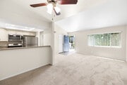 1BR, 1BA - 700SF - Living Room - Mountain View Apartments
