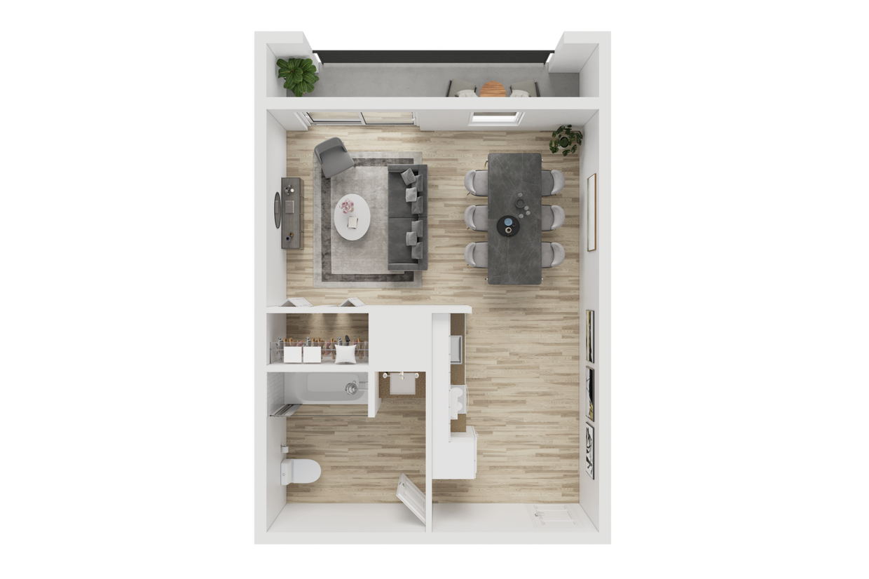 Floor Plan - Studio 1