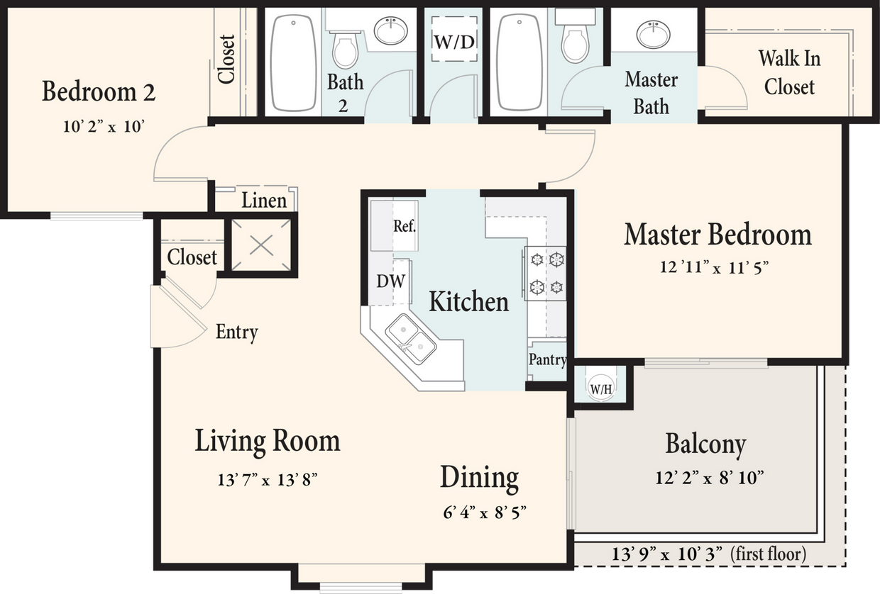 Floor Plan - The Valley View - Downstairs
