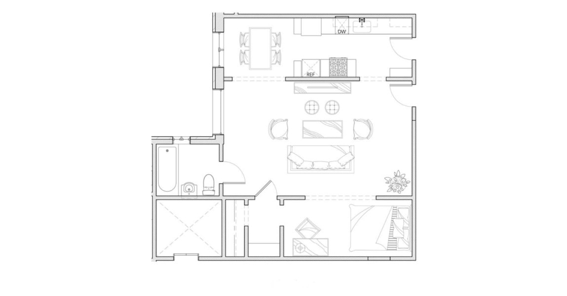 Floor Plan - Studio