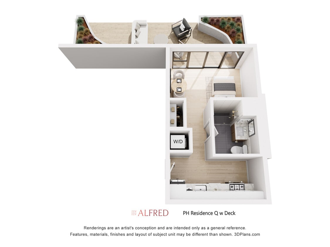 PH Residence Q w Deck - Penthouse Residence Q with Deck