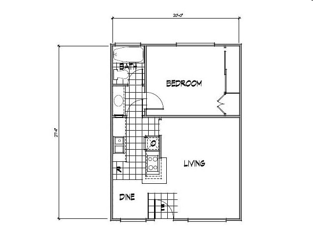 1BR/1BA - 1BR/1BA