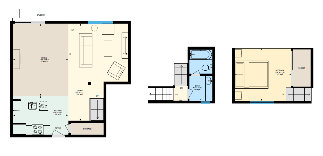Floor Plan - Loft Studio