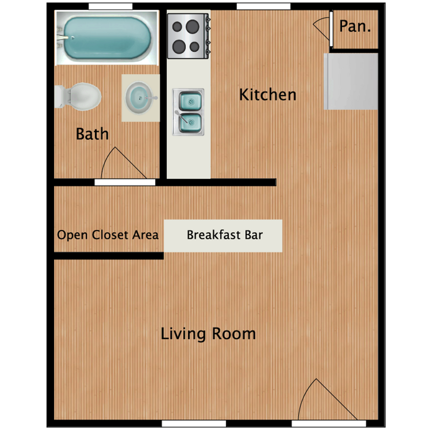 Floor Plan - Studio