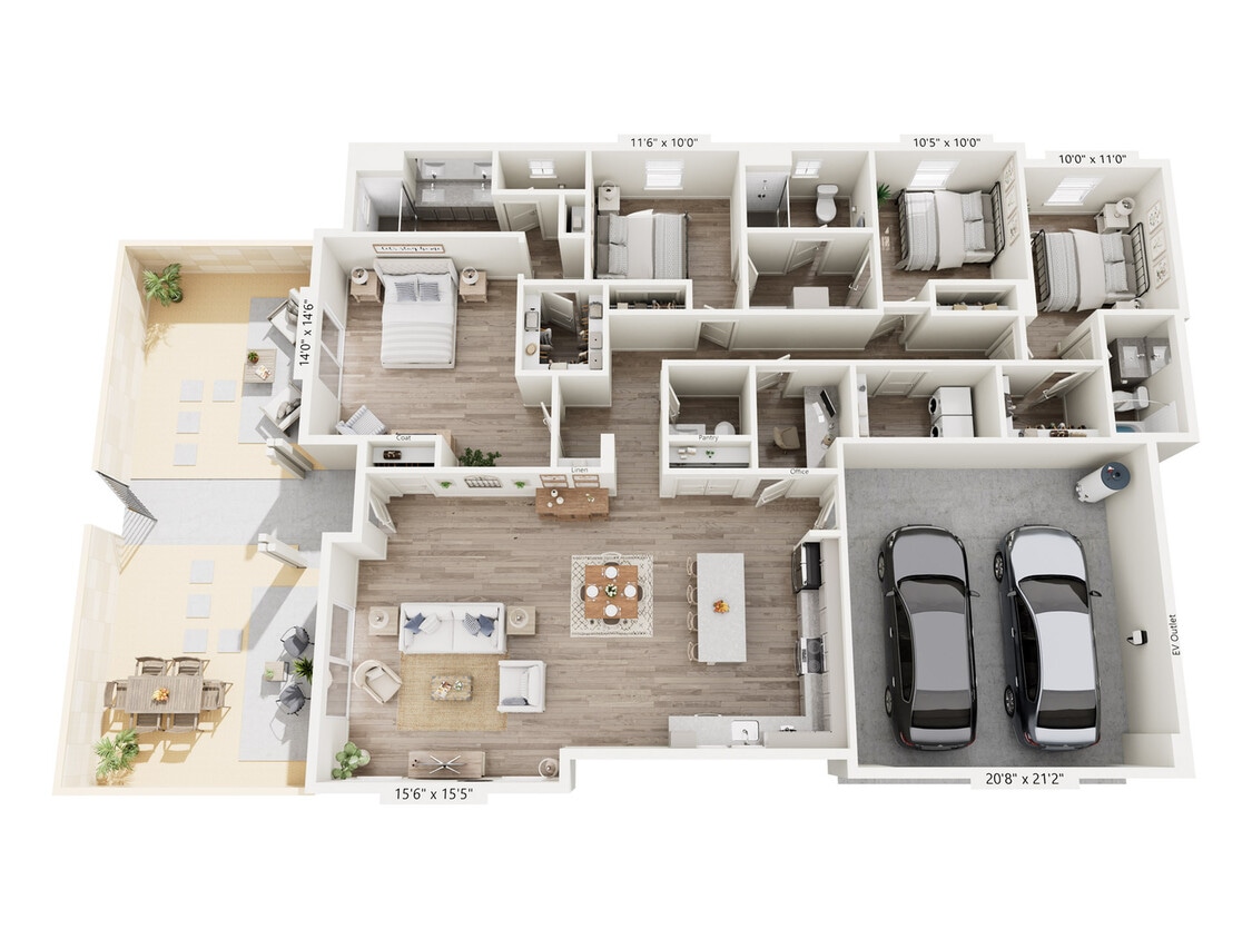 Pinnacle | 4x3.5 | 2096 sf - Pinnacle