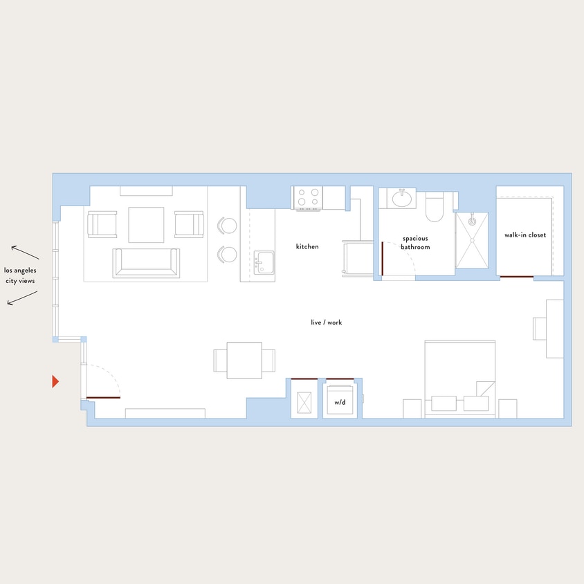 Studio Live Work Layout - LW10