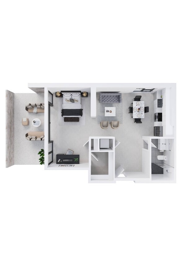 Floor Plan - Live/Work 1