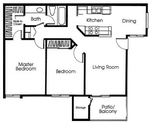 2BR/1BR - 2x1