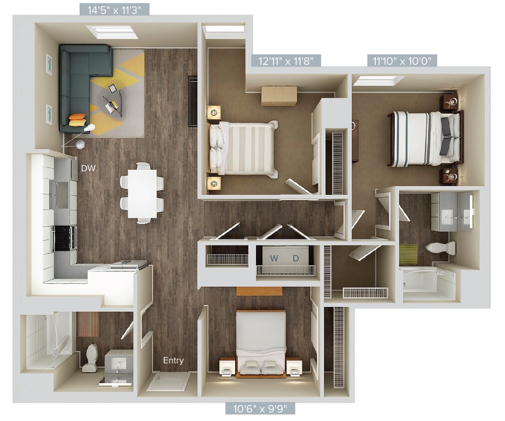 Floor Plan - C1-1240