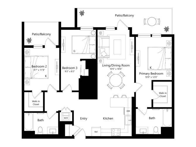 Floor Plan - 501-Broadway_3A