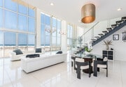 Living Room - 5205 Ocean Front Walk Condo Unit 203