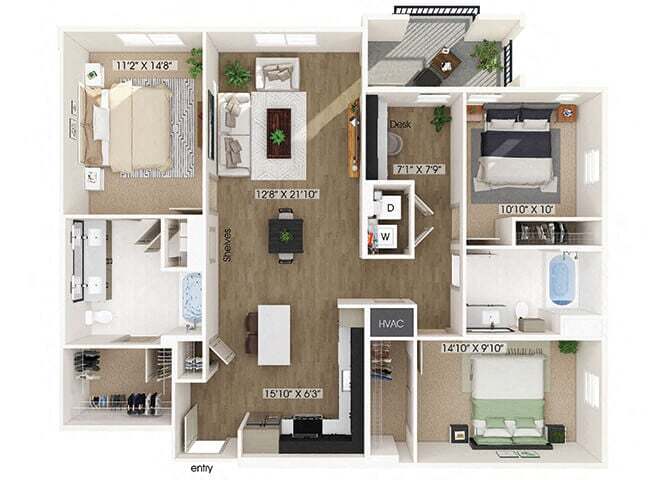 Floor Plan - C1D