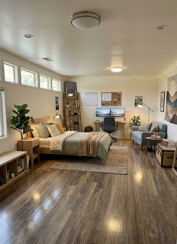 Floor Plan - 1 Beds, 1 Baths