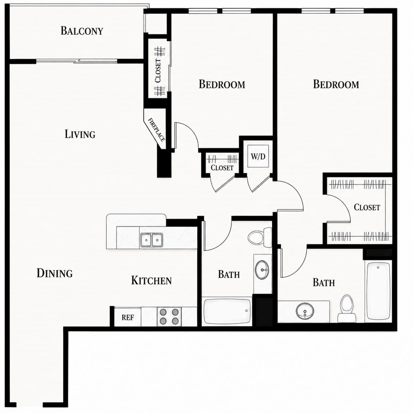Floor Plan - The Colfax