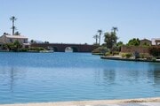The community lake is very close. Approximately a one to two-minute walk from the front door. - 84126 Canzone Dr House