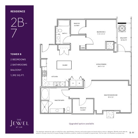Floor Plan - 2B-7