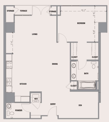 1BR/1.5BA - C4