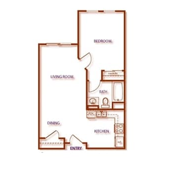 1BR/1BA