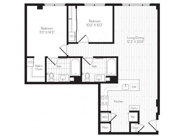 B02 Two Bedroom - B02
