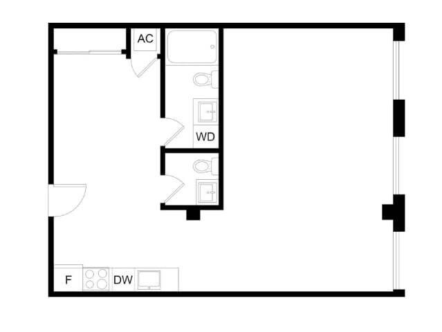 Floor Plan - Studio 1.5