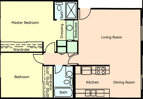 2BR/1.5BA - 2BR/2.0BA