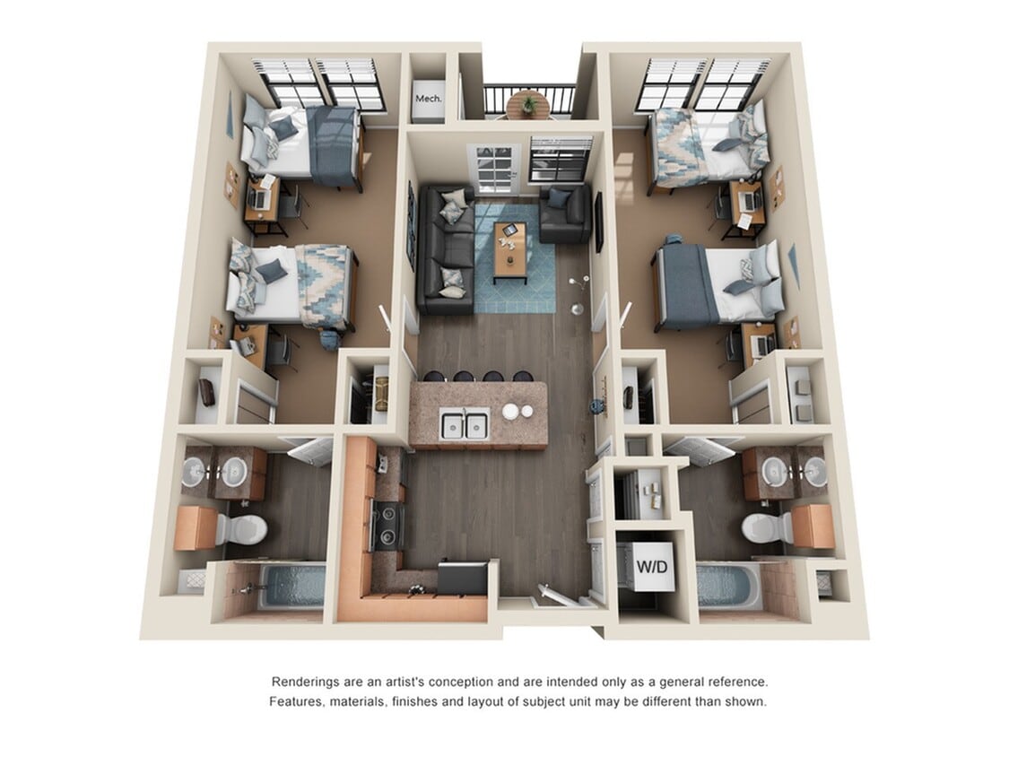 2 BR 2 Bath Premium - 2BR/2BA - Premium