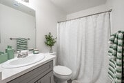 2BR, 2BA - 803SF - Secondary Bathroom - Maple Hill Apartments