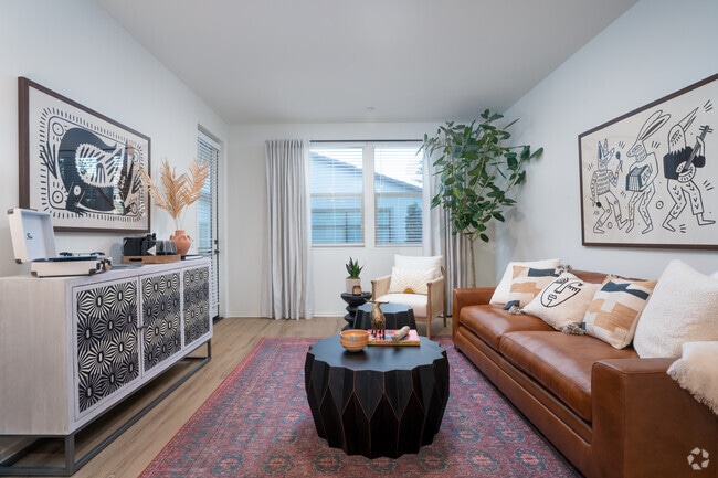 2BR, 2BA - 1,087SF - Living Room - Broadstone Rancho Belago