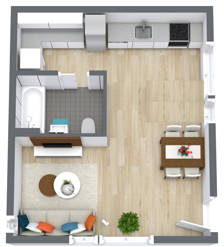 Floor Plan - Studio | 704
