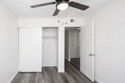 2BR, 1BA - 750SF - First Bedroom - Stonewood Apartments