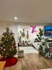 Living room during the holidays - 4361 Stewart Ave House