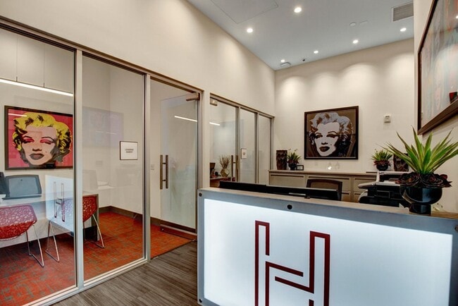 Harlow Front Office: Welcoming Reception Area for Residents and Visitors - Harlow
