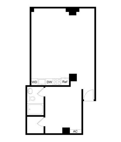 Floor Plan - Studio 1