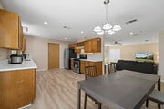 Kitchen and Dining Area - 3455 Dwight Ave House Unit Master Bedroom