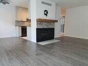 Living Room with TV mount and fireplace - 11946 Dorothy St Apartments Unit 2