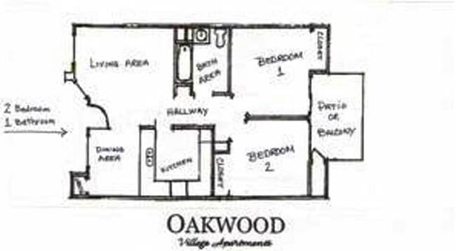 Photo - Oakwood Village Apartments Unit Boo1025-2 bdrm downstairs