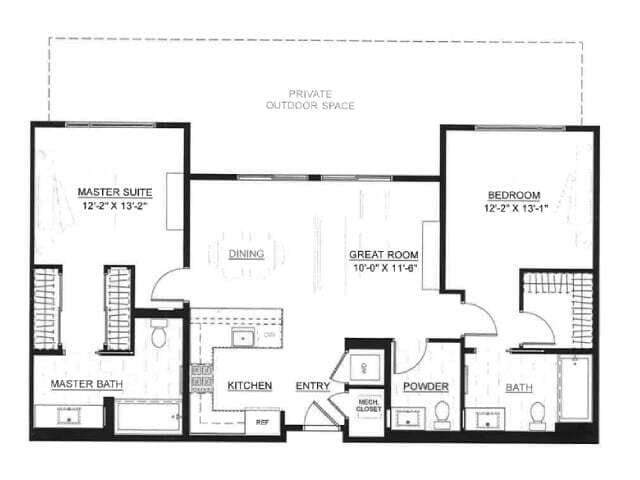 Floor Plan - 2J