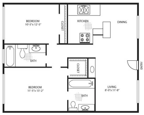 Floor Plan - The Ebony Premium