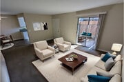 Virtually Staged Living Room #105 (Furniture Not Included) - 225 W. Verdugo Apartments
