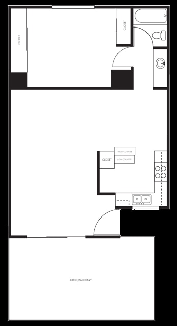 1BR/1BA - 11BG