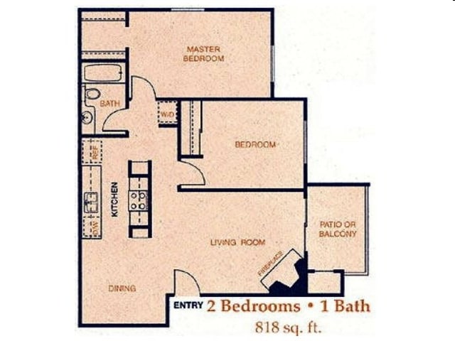 The Bedford - 2-Bedroom, 1-Bathroom