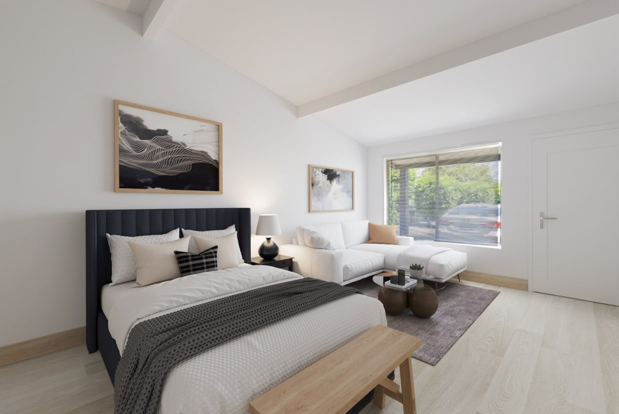 Floor Plan - RENOVATED BRIGHT & SUNNY STUDIO, POOL, ONSITE L...