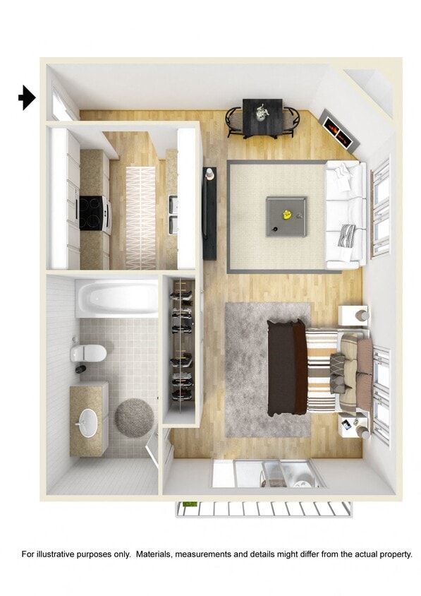 Floor Plan - Studio