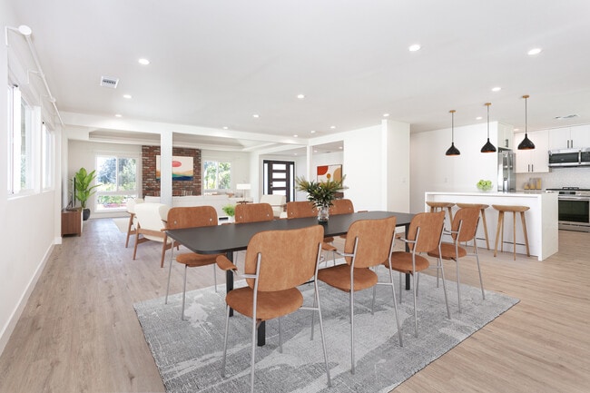 Open Floor Plan : Living Room - Dining - Kitchen (Photos are Virtually Staged) - 6419 Valley Circle Ter