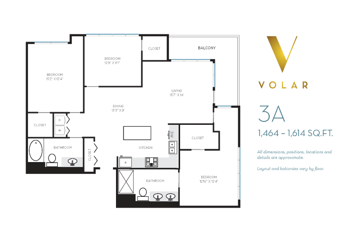 Floor Plan - Volar 1 - Floor Plan 3A