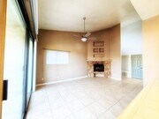 Living room with fireplace - 45390 Driftwood Dr