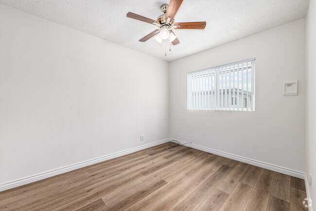 2BR, 1BA - 710SF - Primary Bedroom - The Westwood Apartments